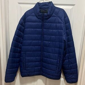 George Men's Navy Puffer Jacket